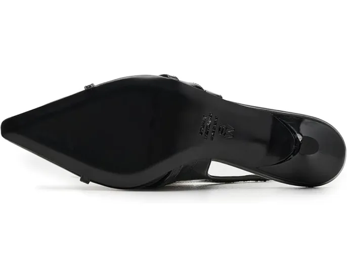 Туфли Stuart Weitzman Georgie Slingback 50 из лакированной кожи с острым носом
