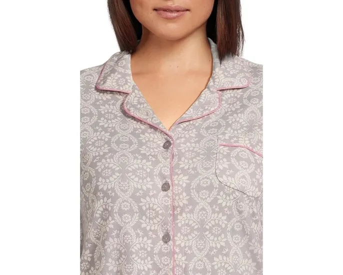 Пижамный комплект Karen Neuburger с длинным рукавом и принтом