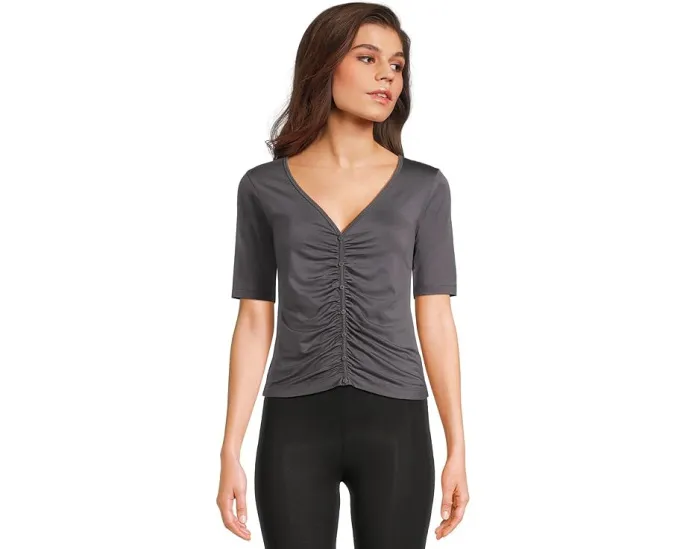 Футболка Yasmina с защипами от Splendid из тенсела