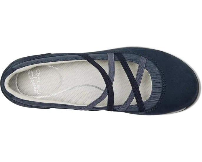 Мокасины Dansko Harper из замши с эластичными ремешками