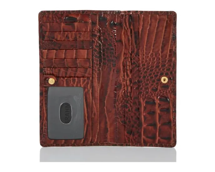 Кошелек Brahmin Melbourne Ady из кожи с одиннадцатью отделениями для карт