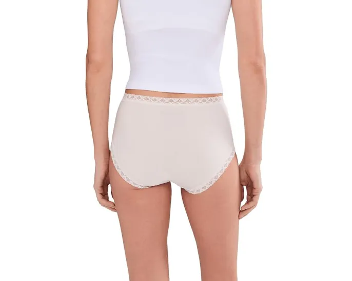 Natori Bliss Full Brief 3 шт. трусы с кружевной отделкой