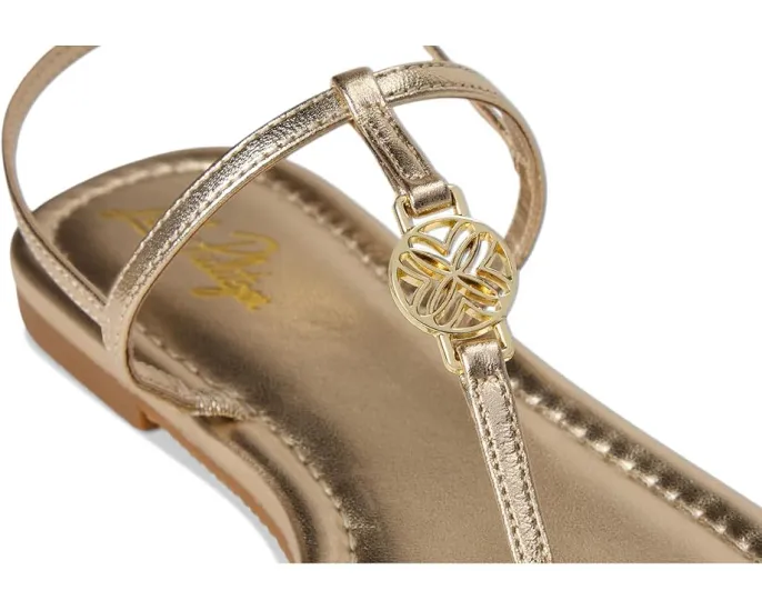 Босоножки Delilah с логотипом и ремешком от Lilly Pulitzer