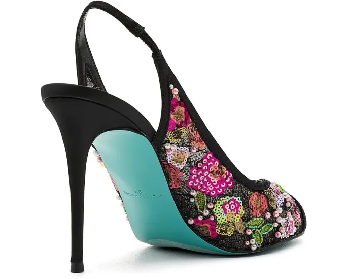 Босоножки Gerri от Blue by Betsey Johnson с цветочным принтом на шпильке