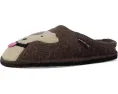 Тапочки Haflinger Rudi из вареной шерсти с противоскользящей подошвой