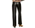 Кожаные брюки Sanctuary Runway Leather Trouser с высокой посадкой и клешем