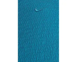 Цельный купальник Nike Shoreline Pucker с круглым вырезом и текстурой пакле