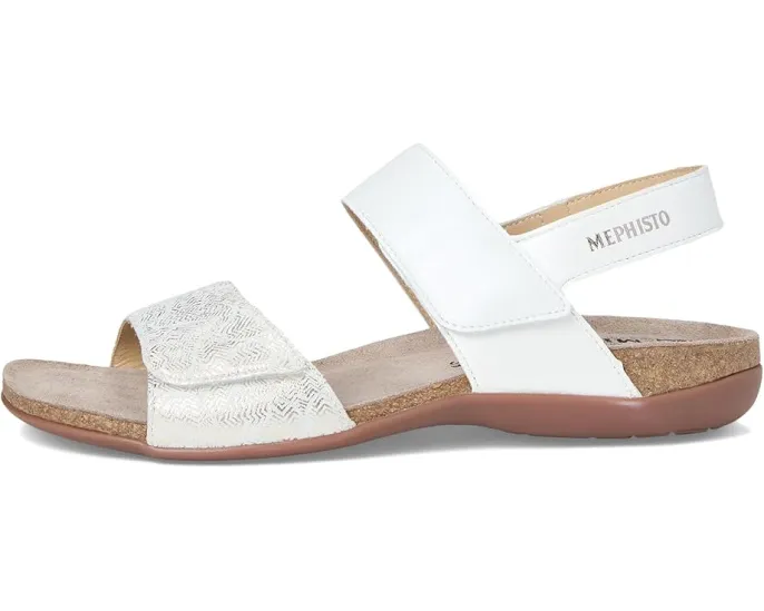 Сандалии Mephisto Agave из нубука с анатомической стелькой Air Relax и каблуком 1 дюйм (2.54 см)