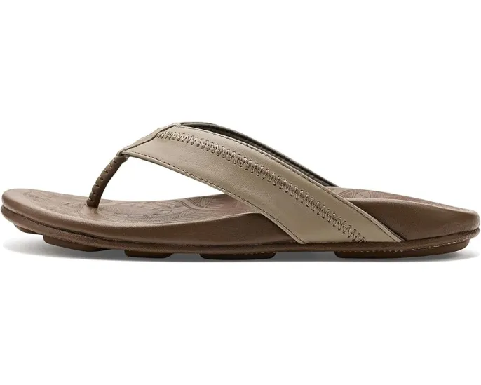 Сандалии OluKai Hiapo с ремнями из премиальной кожи и анатомической стелькой