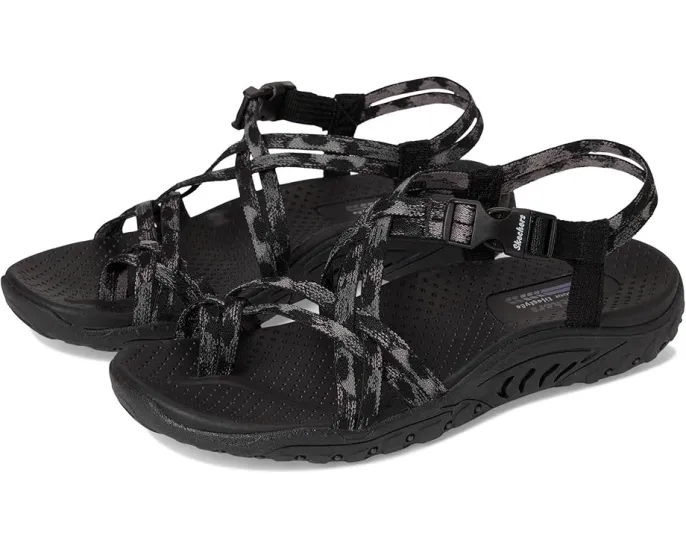 Сандалии Skechers Reggae Positive Space с технологией Stretch Fit и подошвой Reggae
