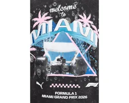 Футболка Formula 1 Miami Washed Graphic Puma с принтом