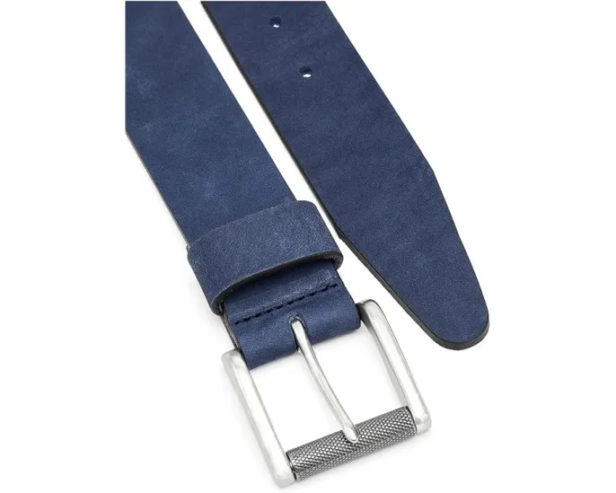 Кожаный ремень Johnston & Murphy Roller-buckle с гравированным роликом