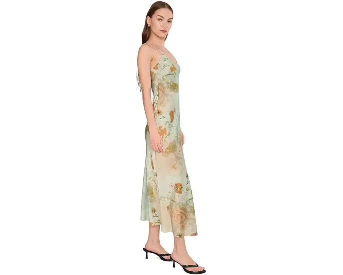 Платье AllSaints Bryony с запахом и длиной до щиколотки