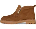 Ботинки Rory Lug Loafer Bootie из замши с овчиной и подошвой на протекторе Madewell