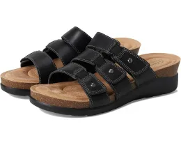 Сандалии Clarks Calenne Lily на трех ремешках с застежкой на липучке