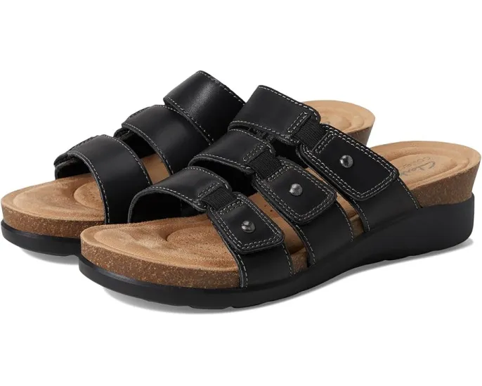 Сандалии Clarks Calenne Lily на трех ремешках с застежкой на липучке