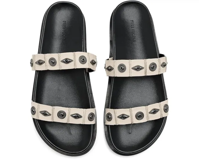 Сандалии Free People Findings на платформе с металлическими деталями