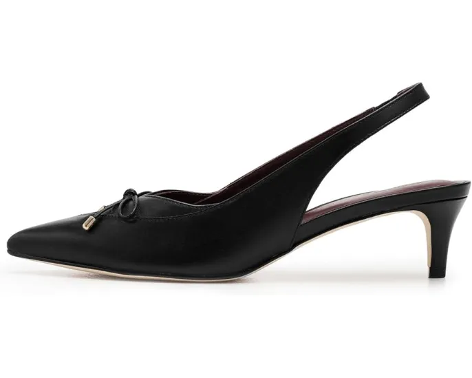 Туфли Misha с открытой пяткой и бантом из кожи от Bernardo