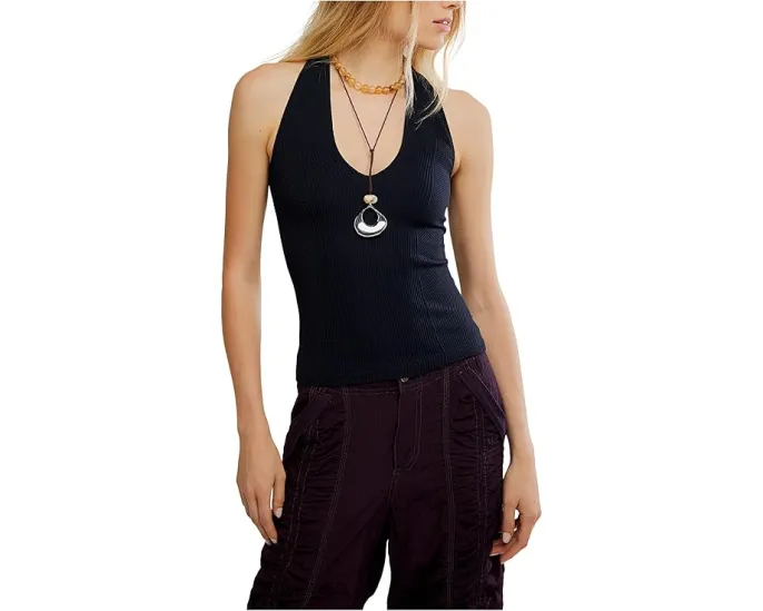 Слиповый топ с глубоким вырезом Free People