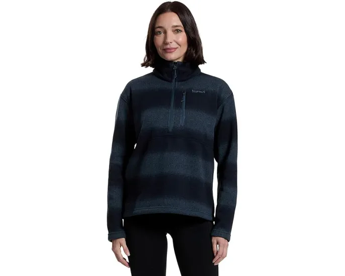 Толстовка Marmot Heavyweight Drop Line Printed с полузастежкой и принтом