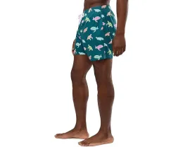 Плавки Chubbies The Turtally Awesomes 14 см с быстросохнущей тканью и карманом на молнии