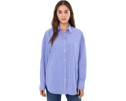 Свободная рубашка Coastal Poplin из органического хлопка от Faherty