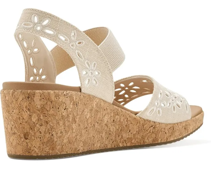 Сандалии SKECHERS Arch Fit Beverlee 2.0 Beach Bliss с цветочным принтом и технологией поддержки свода стопы