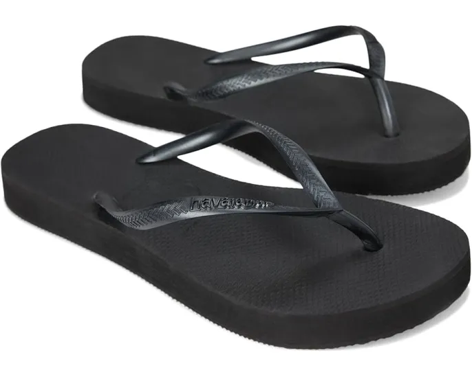 Сланцы Havaianas на платформе с амортизирующей стелькой