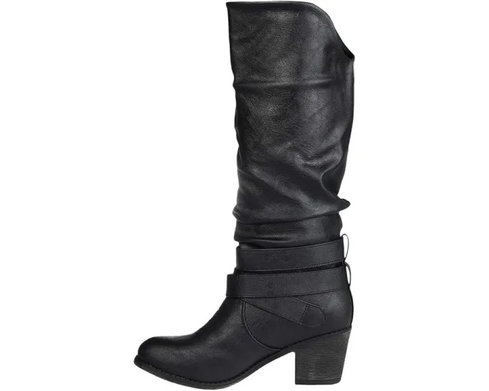 Сапоги Journee Collection Late на широкую икру с заниженным голенищем