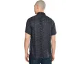 Рубашка John Varvatos Loren с коротким рукавом в черном цвете
