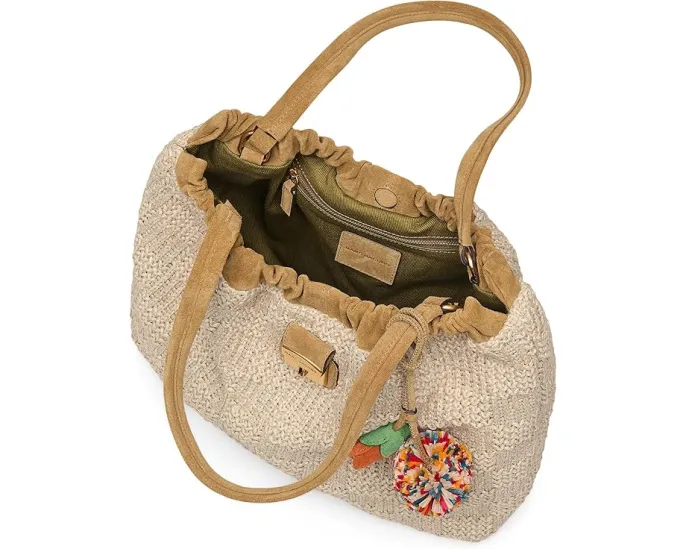 Летняя сумка-тоут Marc Jacobs The Summer Woven Cristina из плетеной ткани