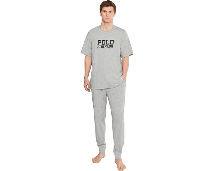 Пижамные джоггеры Polo Ralph Lauren с ребристым поясом и карманами