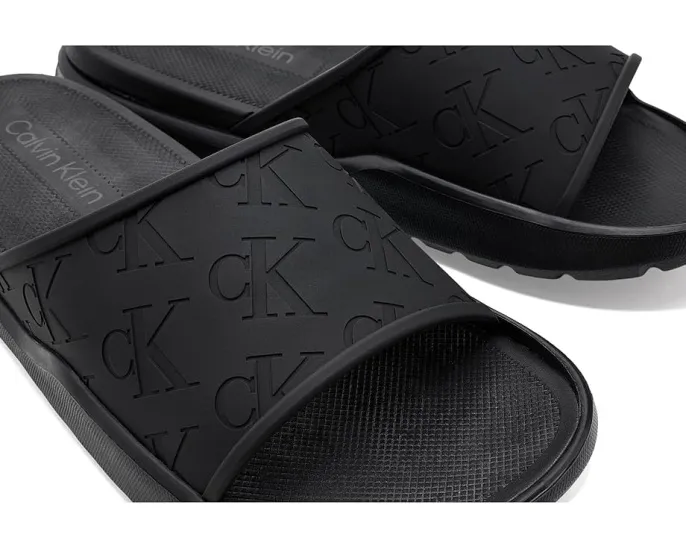 Сланцы Calvin Klein Meiiny с логотипом CK и открытым носком