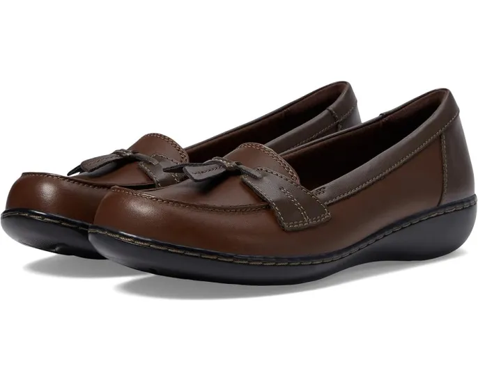Туфли Clarks Ashland Bubble из премиальной кожи с гибкой подошвой