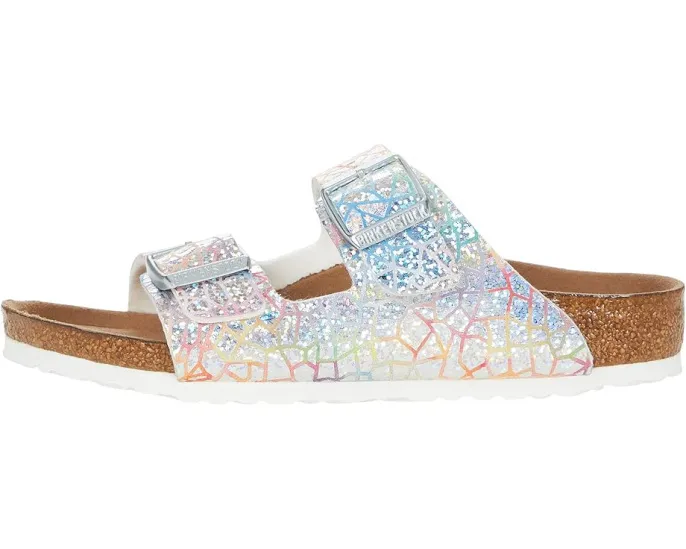 Сандалии Arizona с голографическим эффектом для детей от Birkenstock