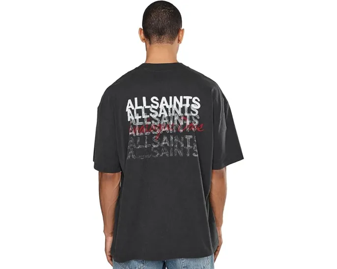 Футболка Graphene с фирменным принтом AllSaints