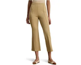 Брюки Lauren Ralph Lauren из габардина с расклешенными штанинами