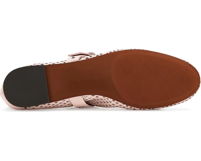 Туфли Remy Overlasted Mary Jane с перфорированной кожей и регулируемой пряжкой Madewell