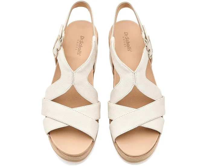 Сандалии Dr. Scholl's Cali Beach на платформе с анатомической стелькой и перекрещивающимися ремешками