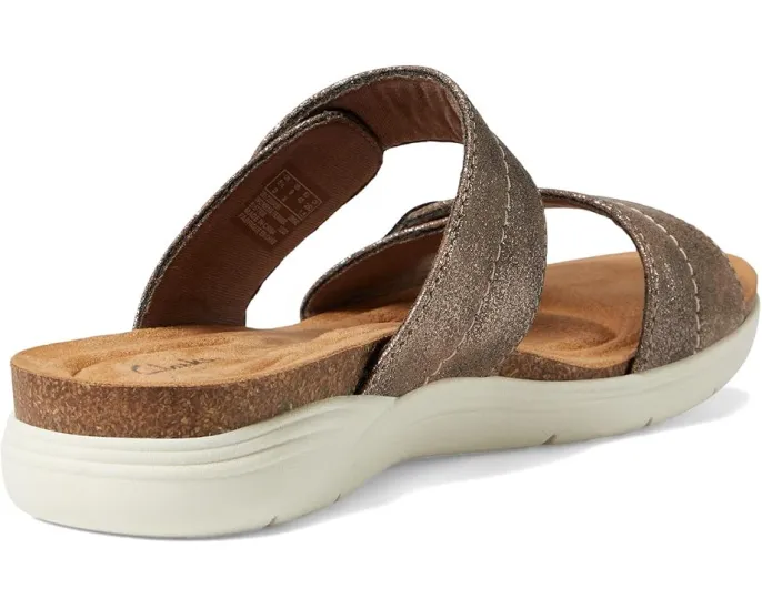 Сандалии Clarks April Dusk с двумя ремешками и гибкой подошвой
