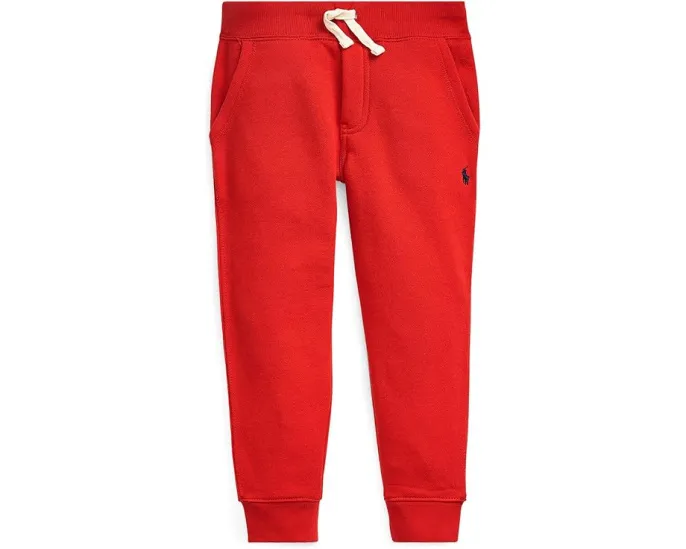 Джоггеры Polo Ralph Lauren Kids из флиса для малышей с поясом на резинке