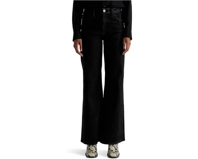 Широкие джинсы AG Saige Mid-Rise Wide Leg с эластаном
