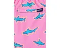 Шорты Chubbies Kids The Pink Apex Swimmers с акулами для детей