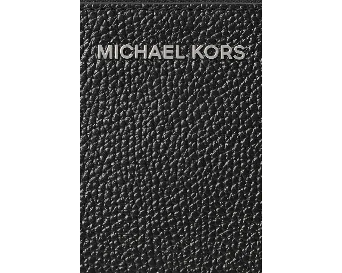 Клатч на запястье MICHAEL Michael Kors Adele Double Zip из зерненой кожи с двумя отделениями