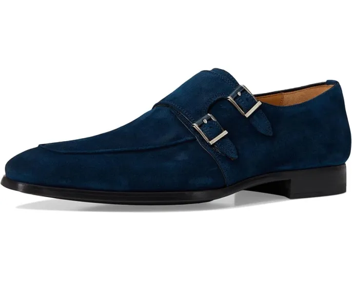 Туфли Magnanni 23772-00 с пряжкой монак из премиальной кожи и резиновой подошвой