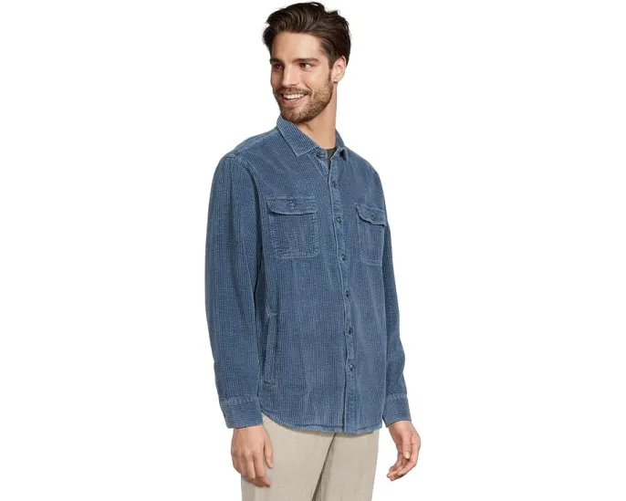 Tommy Bahama Рубашка-пиджак Indigo Valley из кислотного вельвета