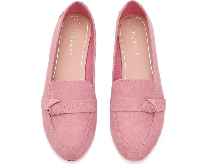 Лоферы Marci от Journee Collection из искусственного замша с узлом