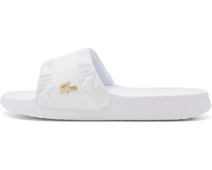 Вьетнамки Lacoste Hybrid Serve Slides с монограммой