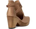 Free People Клоги из кожи цвета кедра с деревянной подошвой