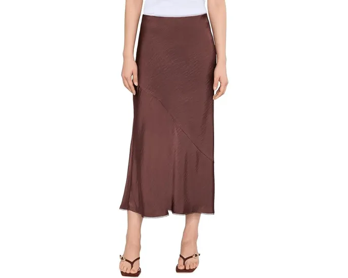 Макси-юбка Darya от AllSaints с разрезом и плиссировкой